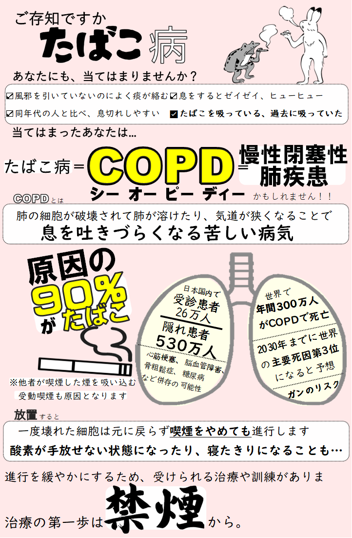 ご存知ですかたばこ病
