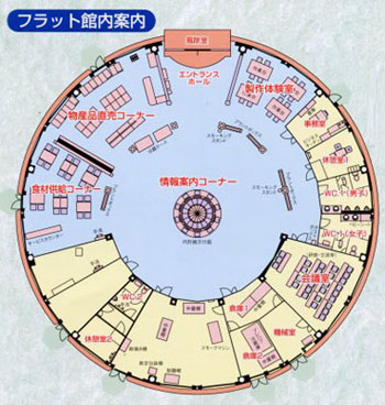 フラット館内案内図