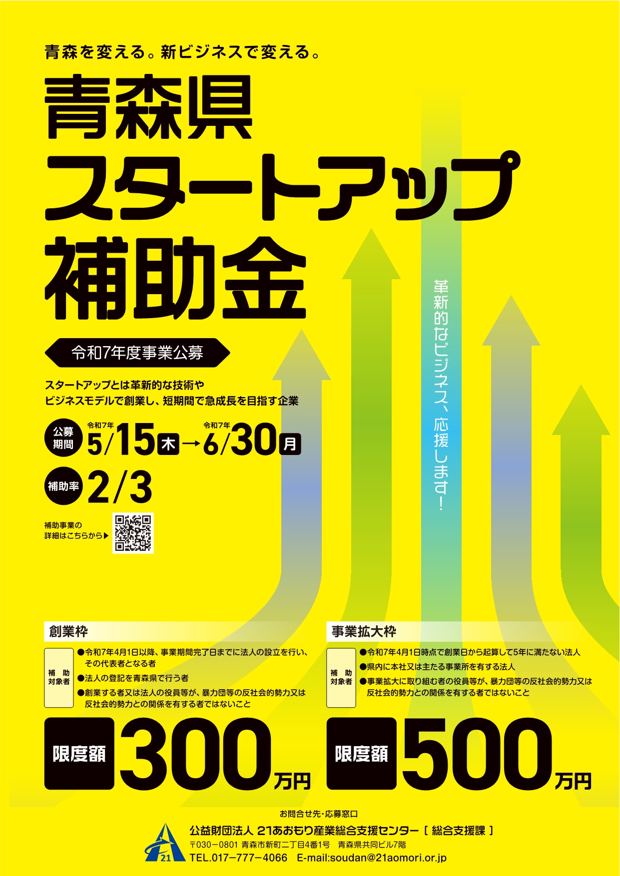 青森県スタートアップ補助金1