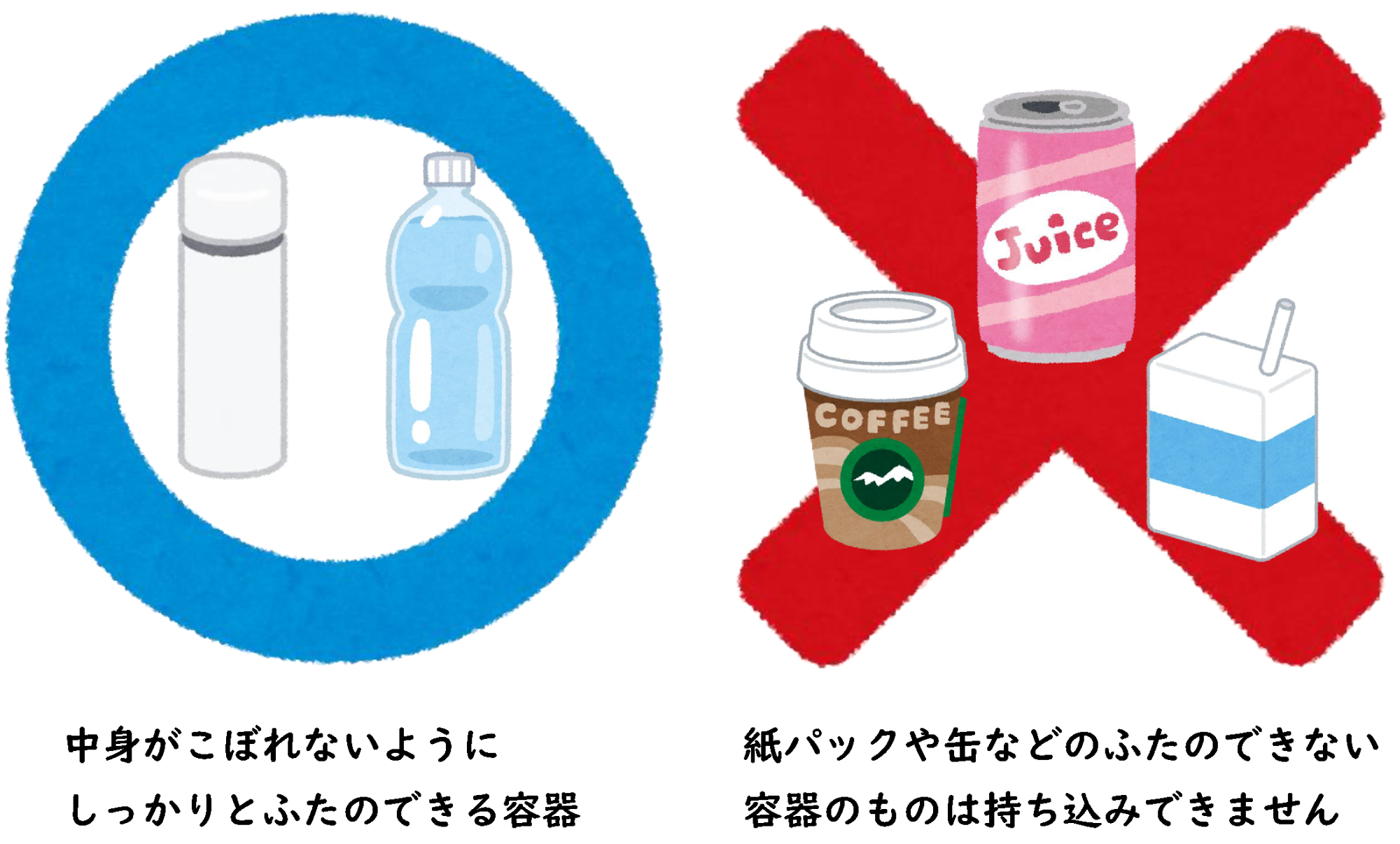 傍聴席水分補給について