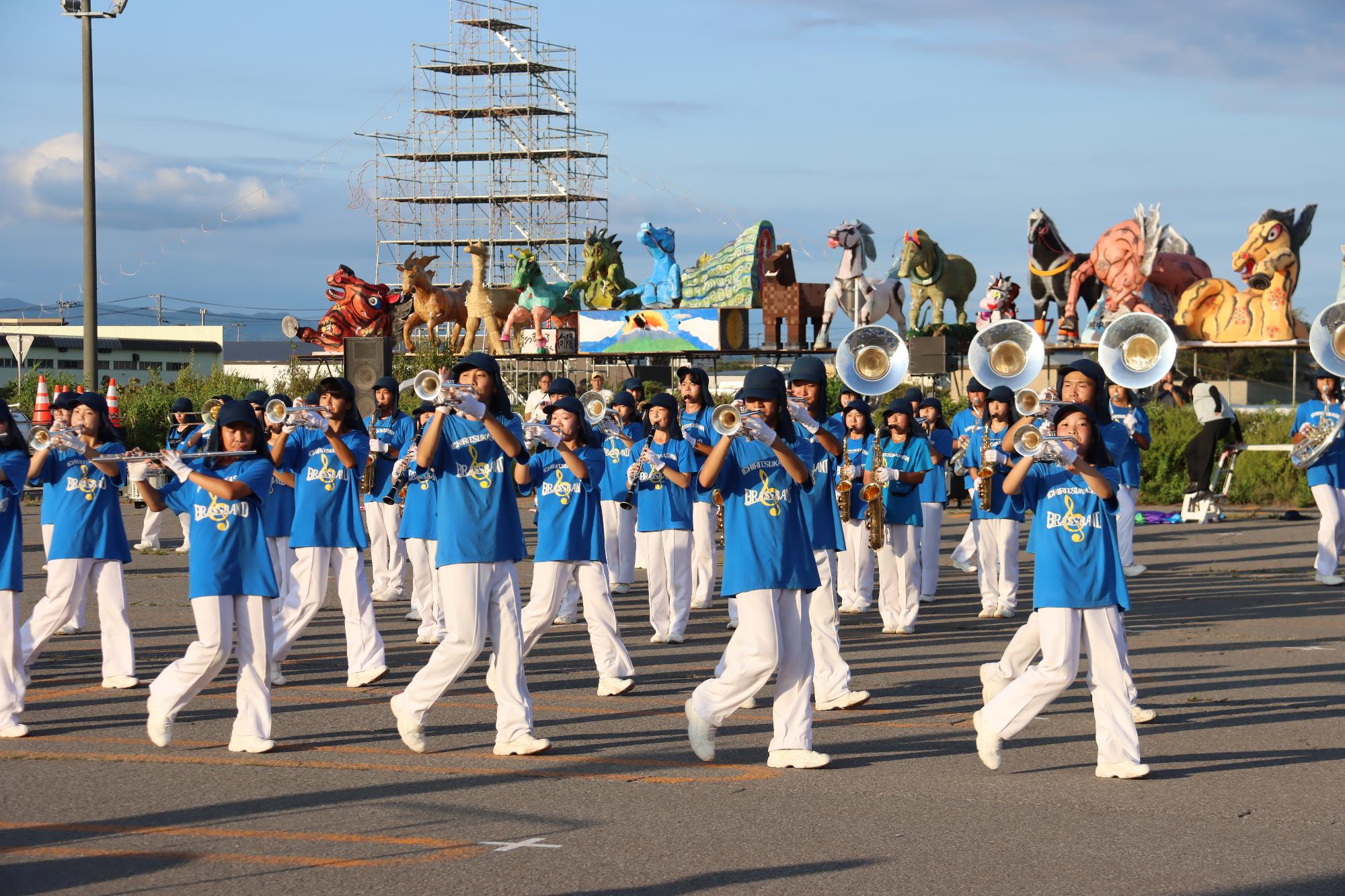 マーチングの様子
