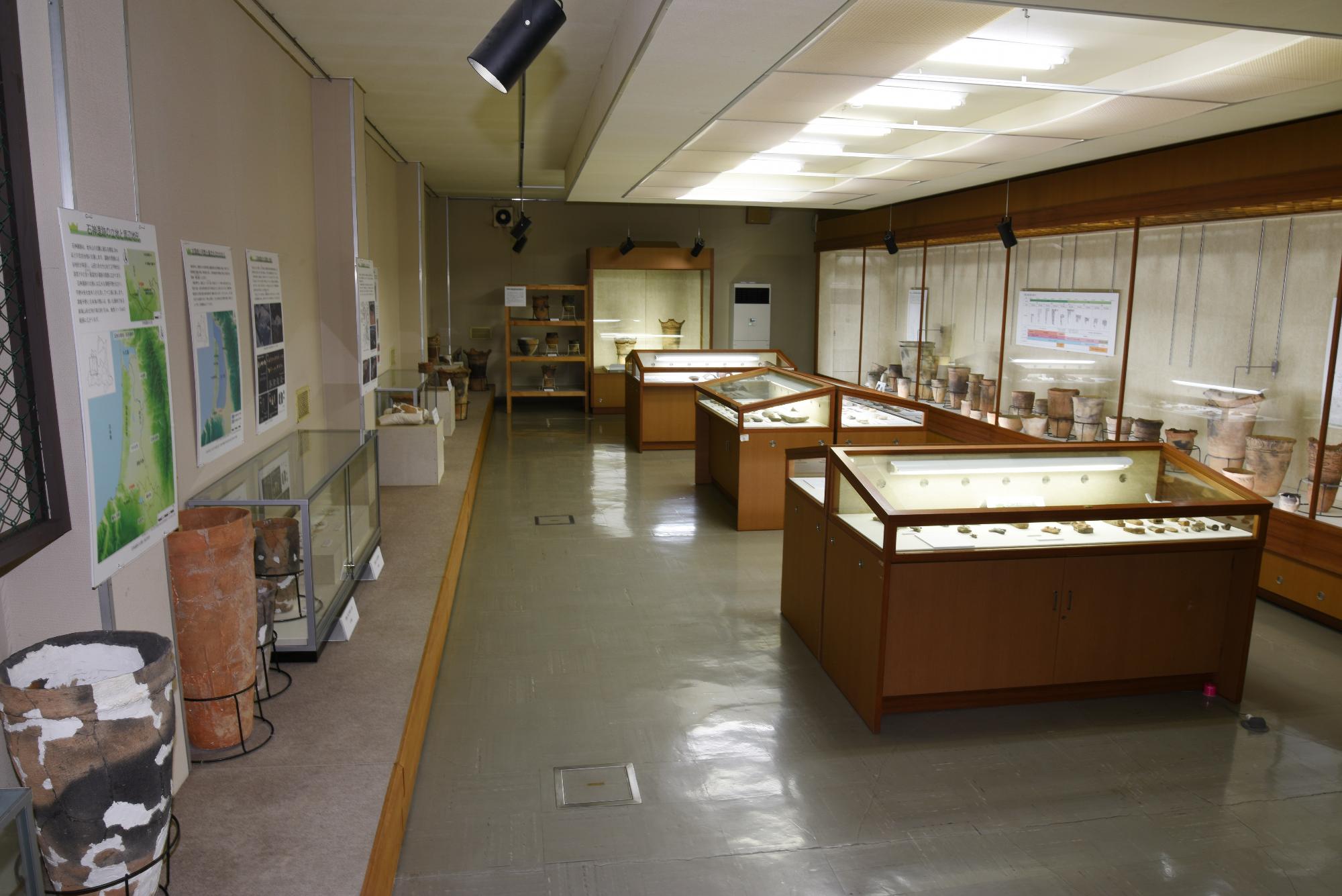 森田歴史民俗資料館の展示室